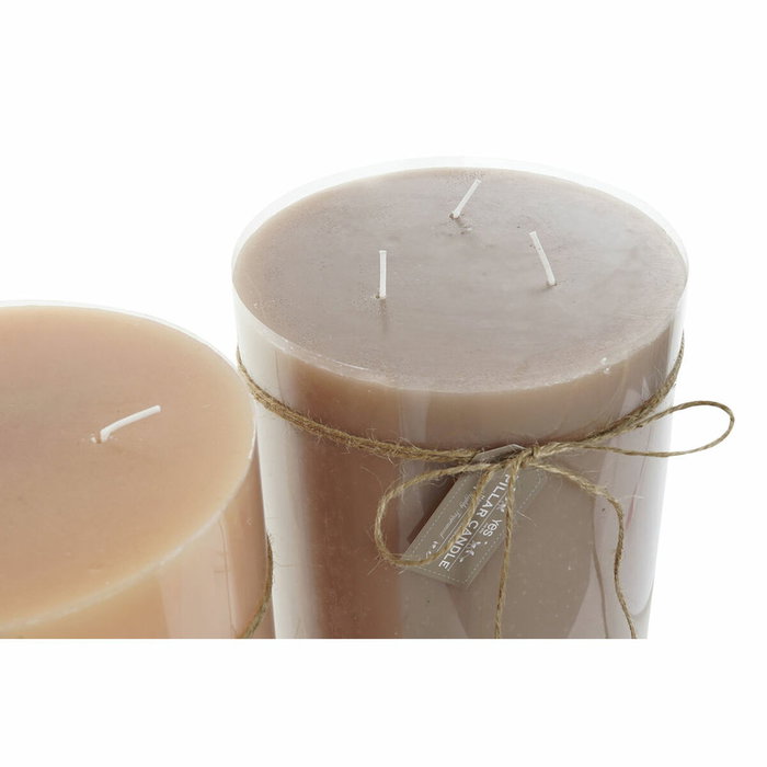 DKD Home Decor Set de 3 Velas de Cera Parafina Rustik AW Surtidas