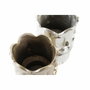 DKD Home Decor Set de 2 Jarrones de Aluminio 12x12x17 cm, Surtido Champán y Plateado