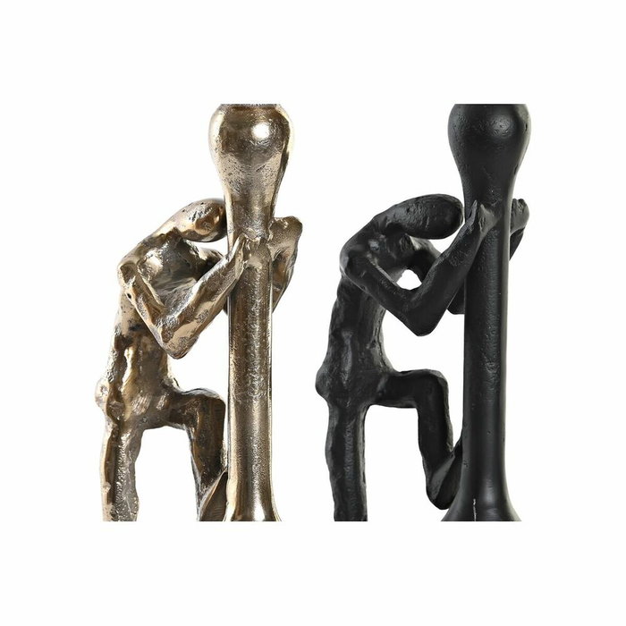 DKD Home Decor Candelabro de Aluminio Figura Humana Surtido de 2 Unidades DKD Home Decor Candelabro de Aluminio Figura Humana Surtido de 2 Unidades