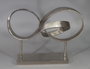 DKD Home Decor Decoración de Aluminio Abstracto Plateado