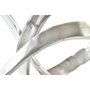 DKD Home Decor Decoración de Aluminio Abstracto Plateado