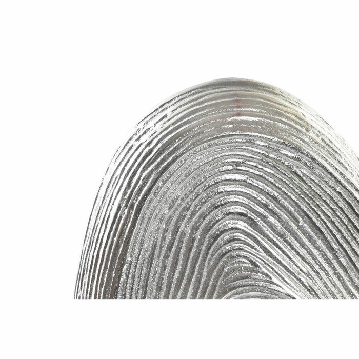 DKD Home Decor Decoración de Aluminio Abstracto Plateado