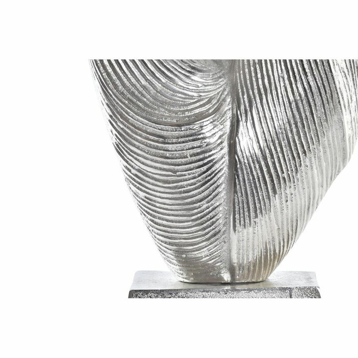 DKD Home Decor Decoración de Aluminio Abstracto Plateado