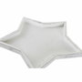 DKD Home Decor Centro de Mesa Shabby Blanco Madera Set de 3 Piezas 54 x 3 x 57 cm
