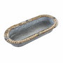 DKD Home Decor Set de 2 Centros de Mesa de Hierro y Fibra Gris y Marrón