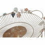DKD Home Decor Centro de Mesa de Metal con Hojas Multicolor