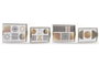 DKD Home Decor Set de 2 Bandejas Glam en MDF (Surtido de Colores) de 40x30x6 cm