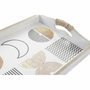 DKD Home Decor Set de 2 Bandejas Glam en MDF (Surtido de Colores) de 40x30x6 cm