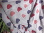 DKD Home Decor Conjunto de Bebé de Algodón Corazones y Mariposas 0-6 Meses