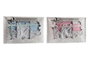 DKD Home Decor Conjunto de Bebé de Algodón Corazones y Mariposas 0-6 Meses
