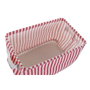 DKD Home Decor Set de 3 Cestas de Algodón Vichy Sweet