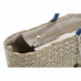 DKD Home Decor Bolso de Fibra Surtido de 2 Piezas con Cremallera, 49x18x37 cm