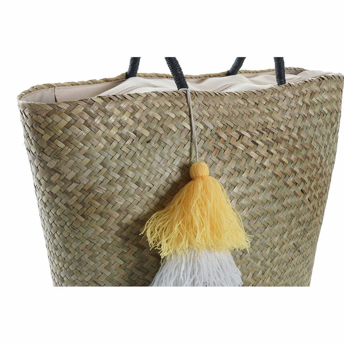 DKD Home Decor Bolso de Fibra Surtido de 2 Piezas con Cremallera, 49x18x37 cm DKD Home Decor Bolso de Fibra Surtido de 2 Piezas con Cremallera, 49x18x37 cm