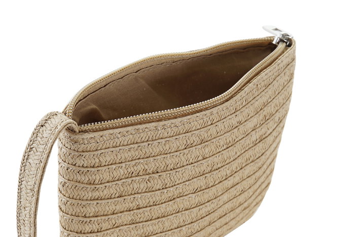 DKD Home Decor Bolso Mediterraneo Beige Verde Menta Set de 3 Piezas 10 x 28 x 43 cm