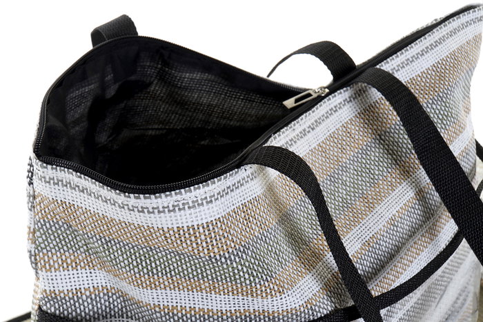 DKD Home Decor Set de 3 Bolsos de Lienzo Surtidos