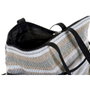 DKD Home Decor Bolso Mediterraneo Gris Verde Menta Set de 3 Piezas (2 Unidades) Lienzo y PVC 23 x 62 x 44 cm