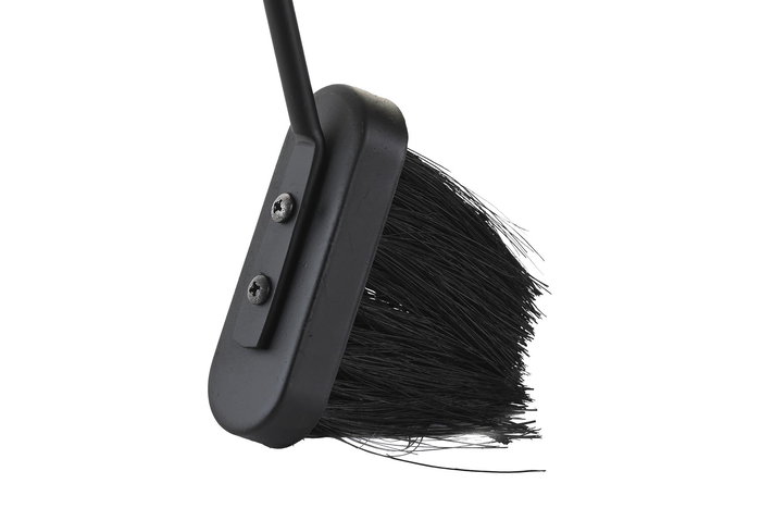 DKD Home Decor Leñera Loft Negro Acero y Plástico Set de 3 Piezas 36 x 81 x 42 cm