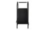 DKD Home Decor Leñera Loft Negro Acero y Plástico Set de 3 Piezas 36 x 81 x 42 cm