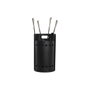 DKD Home Decor Set de Chimenea 4 Piezas de Acero Inoxidable Negro