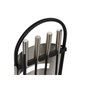 DKD Home Decor Set de 4 Chimeneas de Acero Plateado