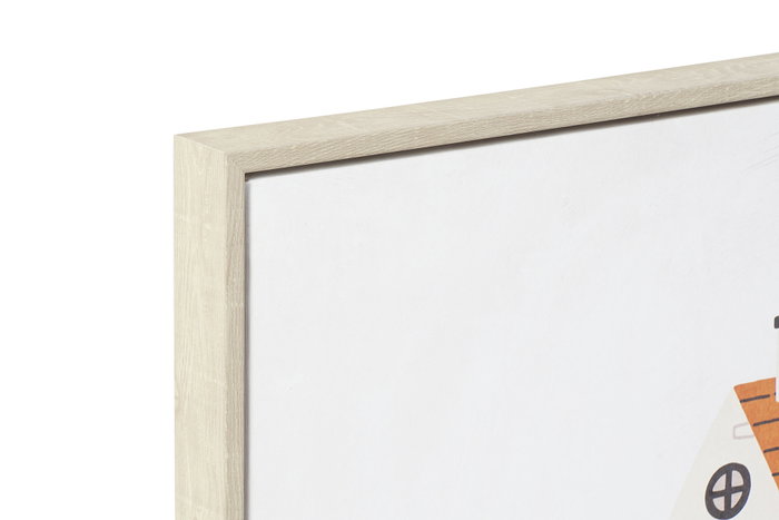 DKD Home Decor Set de 2 Cuadros Infantiles Surtidos 53x4,5x73 cm