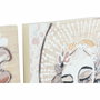 DKD Home Decor Cuadro Lienzo Pino 60x3,7x120 Mujer (Pack de 2)