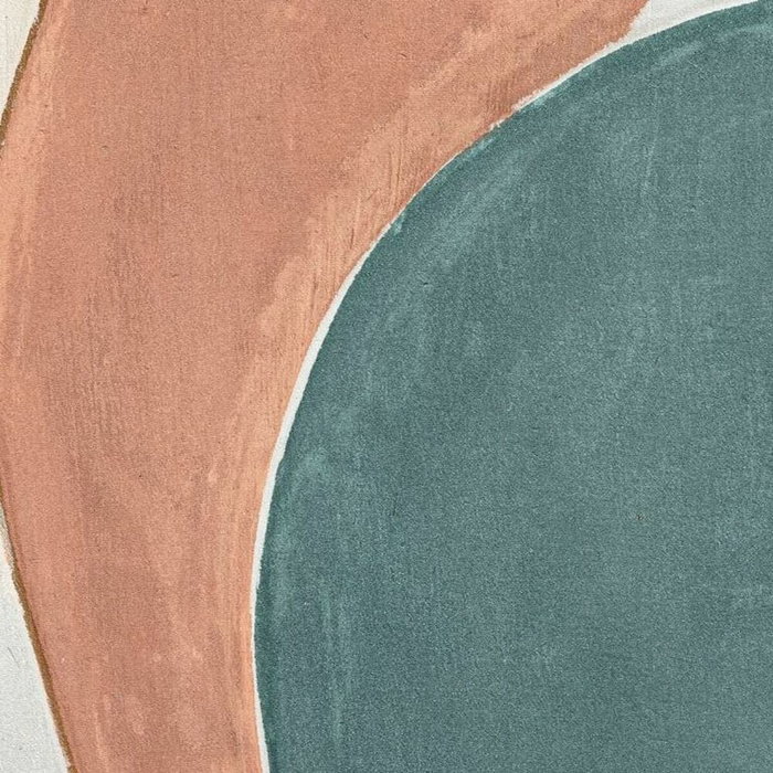 DKD Home Decor Cuadro Moderno Lienzo Pino Pintado a Mano Azul Verde 3.7 x 100 x 80 cm (2 Unidades)