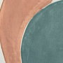 DKD Home Decor Cuadro Moderno Lienzo Pino Pintado a Mano Azul Verde 3.7 x 100 x 80 cm (2 Unidades)