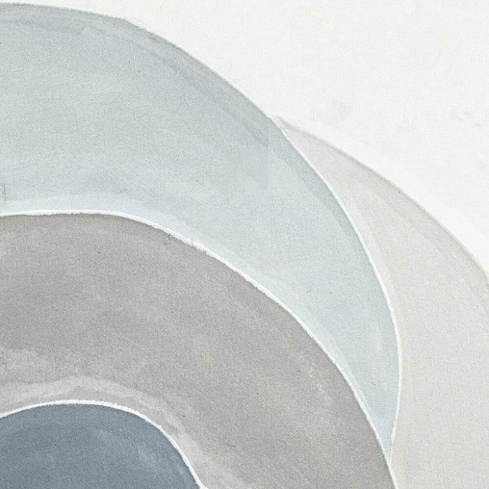 DKD Home Decor Cuadro Moderno Lienzo Pino Pintado a Mano Azul Verde 3.7 x 100 x 80 cm (2 Unidades)