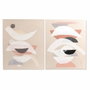 DKD Home Decor Cuadro Lienzo Pino 75,5x3,7x100 Abstracto Surtido de 2 Piezas