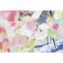 DKD Home Decor Set de 2 Cuadros de Lienzo con Marco de Pino Florero 80x80 cm