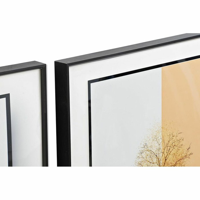 DKD Home Decor Set de 3 Cuadros Montañas 200x70x3 cm