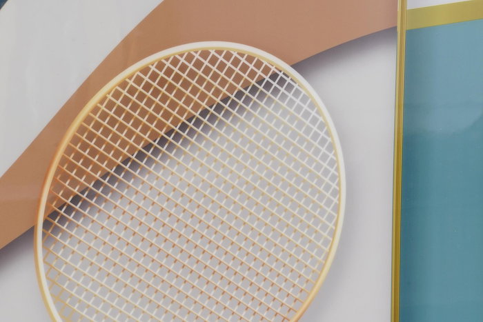 DKD Home Decor Cuadro Turquesa Dorado Set de 3 Piezas 240 x 80 x 3 cm Aluminio MDF