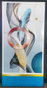 DKD Home Decor Cuadro de Plumas con Acabado Porcelánico 80x160 cm