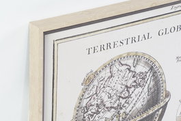 DKD Home Decor Cuadro Neoclasico Beige Dorado Cristal Ps 95 x 3 x 65 cm