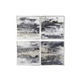 DKD Home Decor Set de 4 Cuadros Abstractos en Lienzo 79x79x2,5 cm