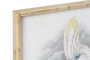 DKD Home Decor Cuadro Colonial Beige Verde Bambú Cristal Cacatúa 70 x 50 x 2.8 cm (2 Unidades)