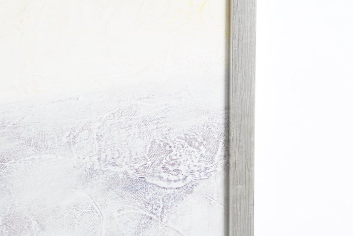 DKD Home Decor Cuadro Abstracto Beige Naranja Gris Plateado Cristal PS 3 x 100 x 70 cm (2 Unidades)