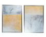 DKD Home Decor Cuadro Cristal PS Abstracto Surtido de 2 piezas 70x3x100 cm