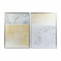 DKD Home Decor Cuadro Cristal PS Abstracto Surtido de 2 piezas 70x3x100 cm