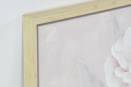 DKD Home Decor Cuadro Scandi Rosa Palo Blanco Lienzo y PS 2 Unidades 70 x 50 cm