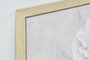 DKD Home Decor Cuadro Scandi Rosa Palo Blanco Lienzo y PS 2 Unidades 70 x 50 cm