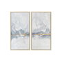 Juego de 2 cuadros DKD Home Decor Abstracto 120 x 4 x 120 cm Urbano