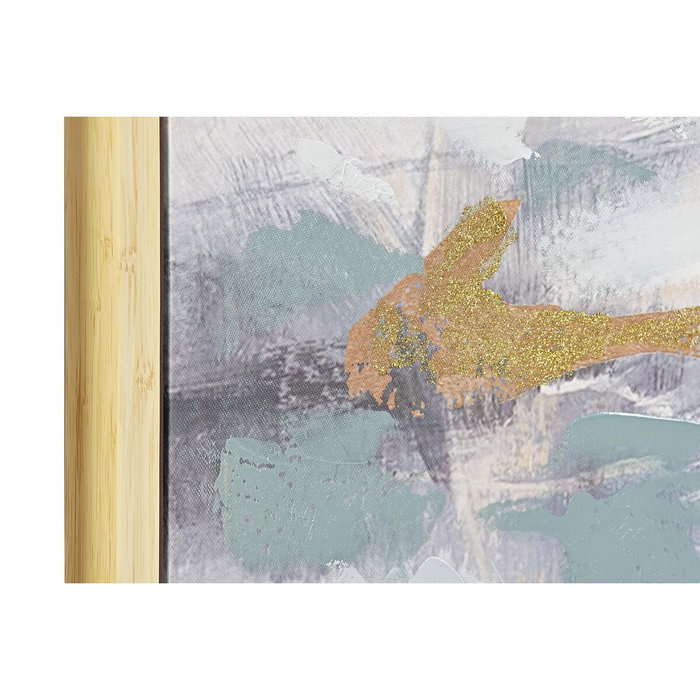 Juego de 2 cuadros DKD Home Decor Abstracto 120 x 4 x 120 cm Urbano