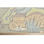 DKD Home Decor Lienzo Abeto Cuerda 100x2x75 Animales Surtido de 2