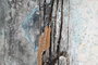 DKD Home Decor Cuadro Abstracto Lienzo y Ps Azul Blanco 131 x 4 x 131 cm