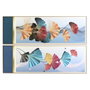 DKD Home Decor Cuadro de Hojas Multicolor y Dorado de 180x60 cm (Pack de 2)