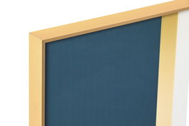 DKD Home Decor Cuadro Moderno Hojas Multicolor Dorado Aluminio MDF 2 Unidades 3 x 60 x 180 cm