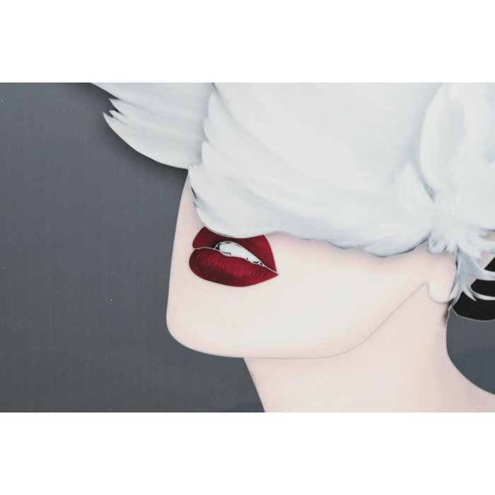 DKD Home Decor Set de 2 Cuadros de Aluminio y MDF Mujer con Plumas 60x80 cm DKD Home Decor Set de 2 Cuadros de Aluminio y MDF Mujer con Plumas 60x80 cm