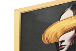 DKD Home Decor Set de 3 Cuadros Mujer Moderna 60x3x80 cm